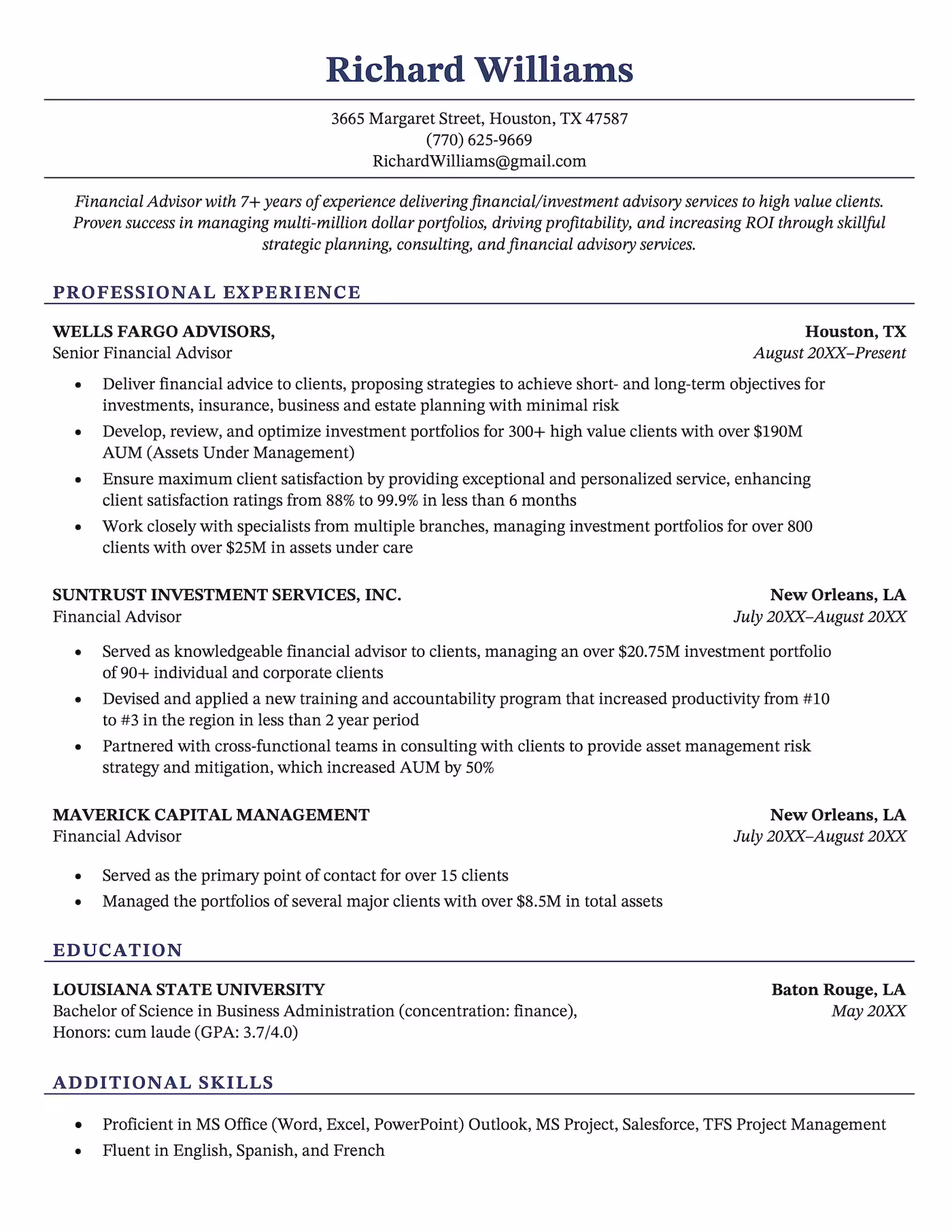 Resume Preview